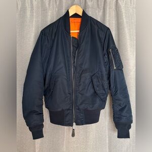 Alpha Industries Navy Blue Bomber Jacket XS